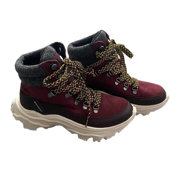 NEW Sorel Kinetic Breakthru Conquest Suede Boot Platform Chunky waterproof - Picture 4 of 11